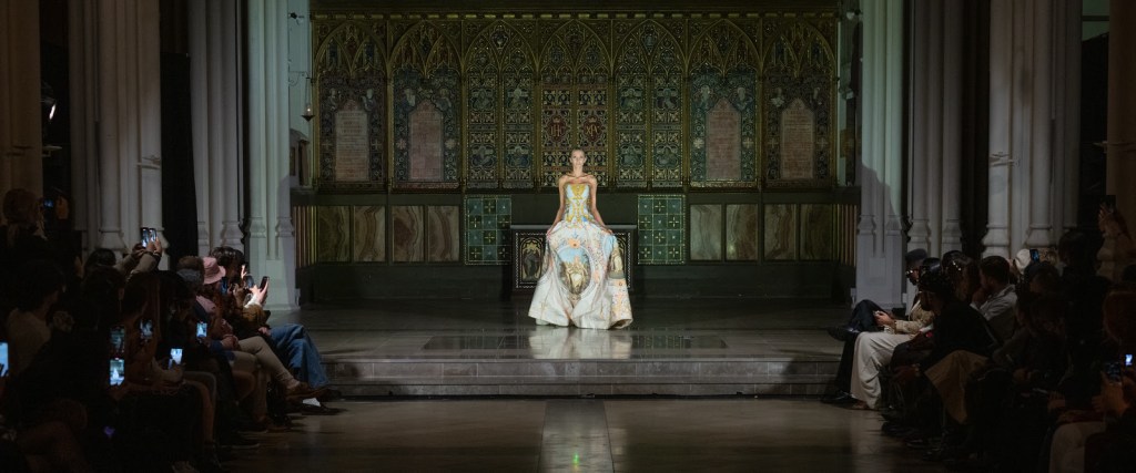 London Fashion Week 2026: Art Hearts Fashion showcases global craft and ethereal&nbsp;glamour
